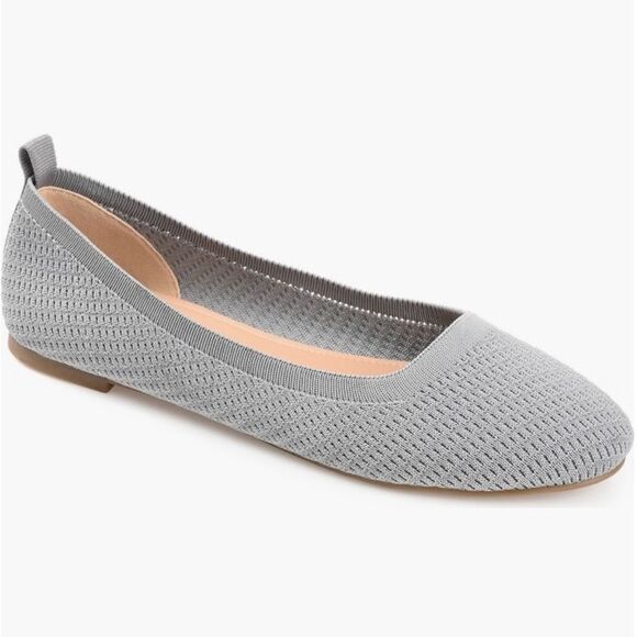 Journee Collection Tru Comfort Foam Ballet Flat Grey 6M - Picture 1 of 9